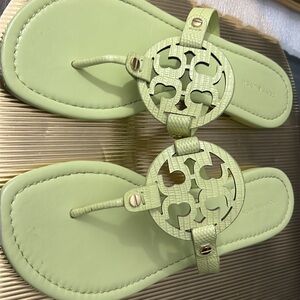 Tory Burch Green Sandals